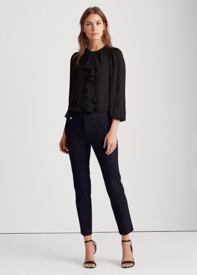 Ralph Lauren Stretch Cotton Skinny Bukser Dame Danmark (JNMTI8094)